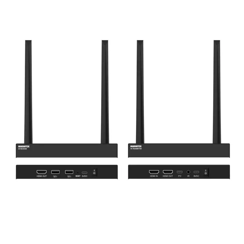 Bezdrôtový AV vysielač & prijímač Marmitek TV Anywhere 4K čierny