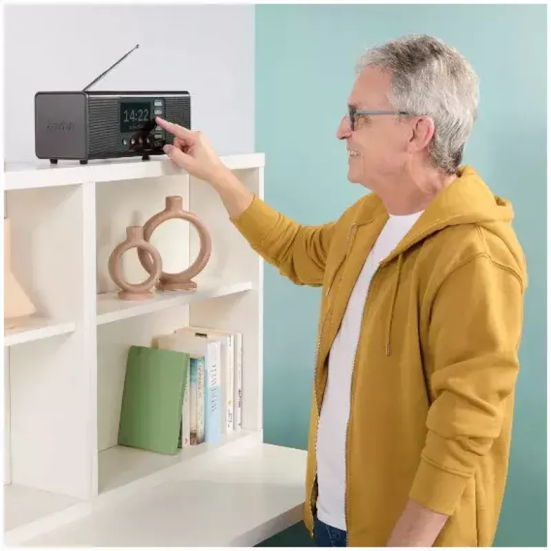 Prenosné rádio Hama DR2002BT digitálny tuner DAB DAB+ FM 10W