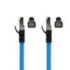 Sieťový kábel ACT SC4826 RJ45 konektor samec na RJ45 konektor samec CAT6A 20 m čierny