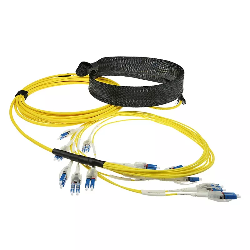 ACT 5m Singlemode 9/125 OS2 predkonfekcionovaný optický kábel 24F LC Polarity Twist