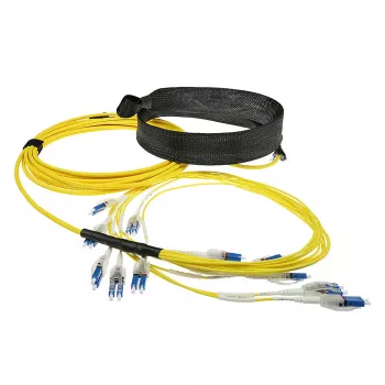 ACT 50 metrov Singlemode 9/125 OS2 predkonfekcionovaný optický kábel 24F LC Polarity Twist