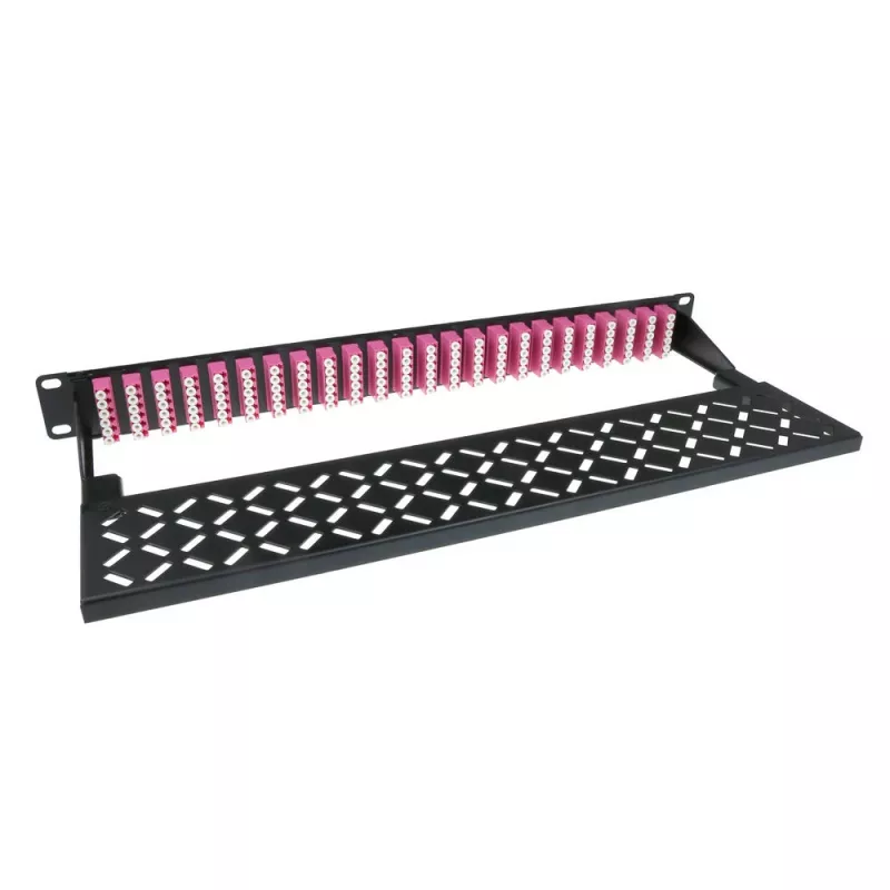 Vláknový patch panel vysokej hustoty ACT FA2100 96 portov 192 vlákien LC multimode OM4