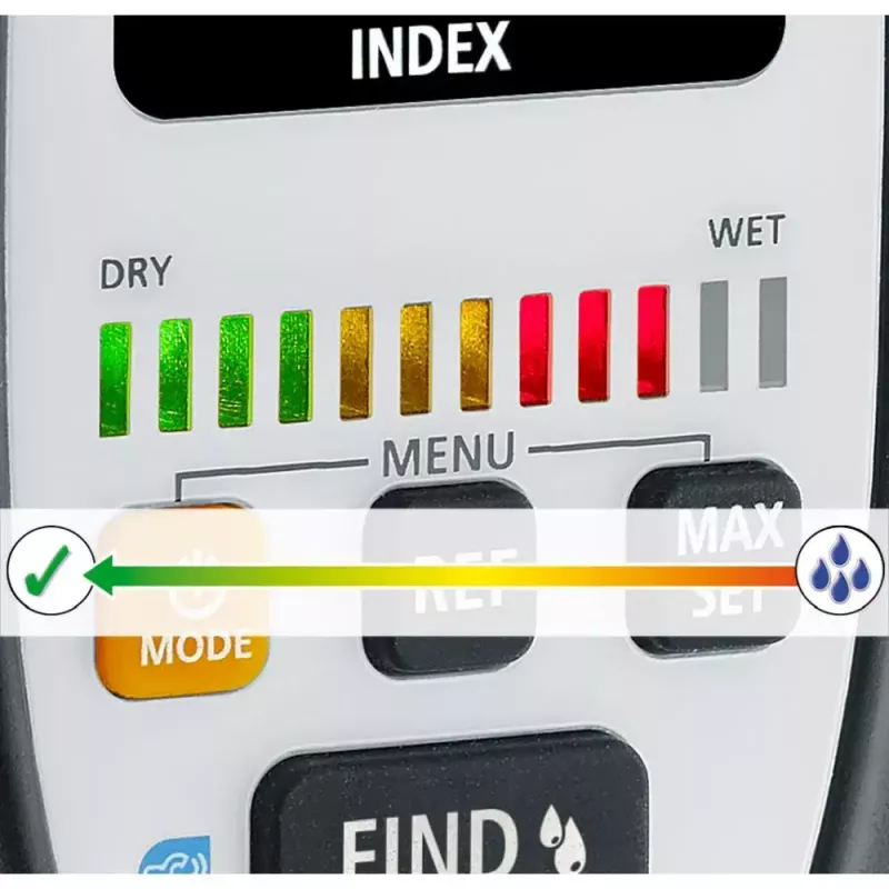 Laserliner MultiWet-Finder Plus elektronický vlhkomer čierna biela digitálny displej