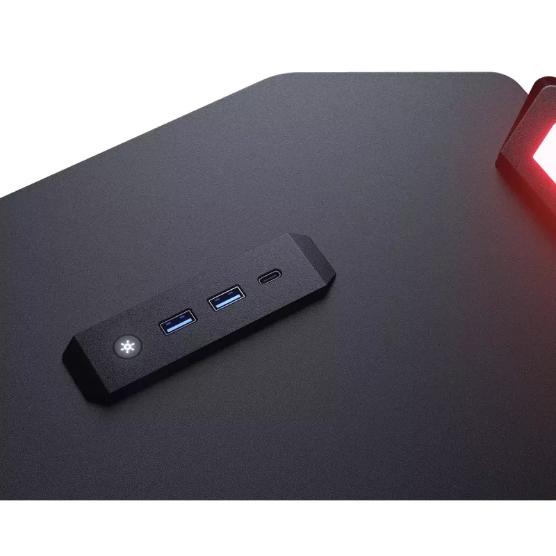 Počítačový stôl COUGAR Gaming DEMIUS 120 čierny MDF USB 3.2