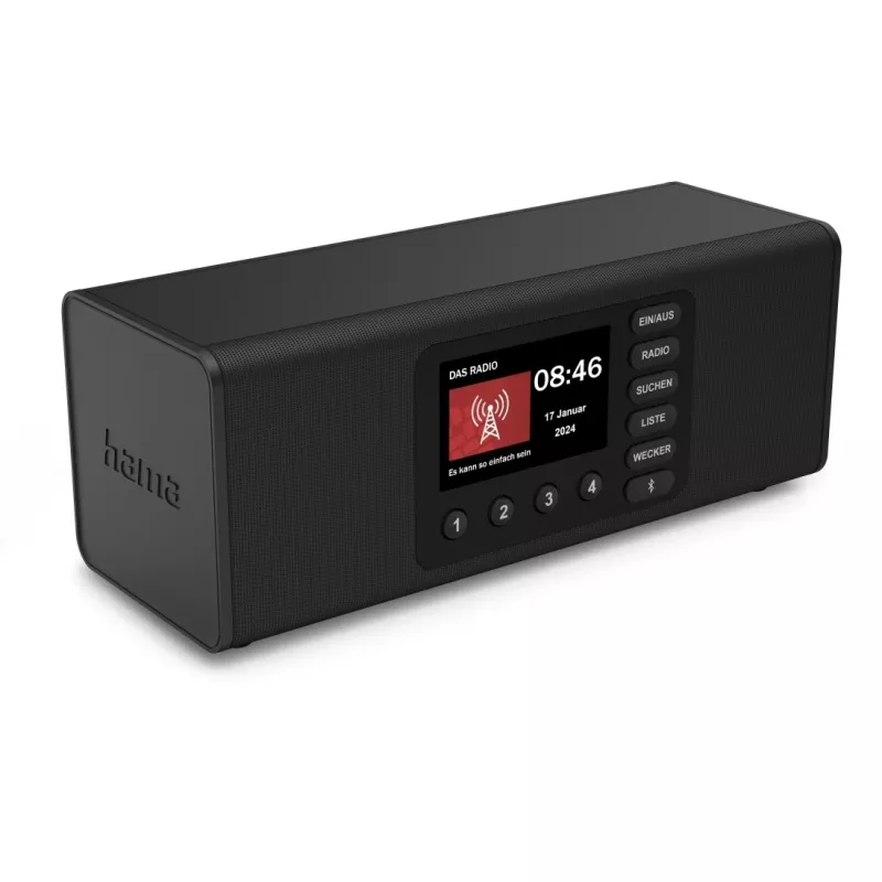 Prenosné rádio Hama DR2002 digitálny tuner DAB DAB+ FM 10W
