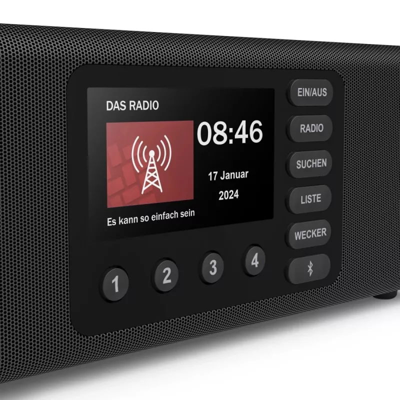 Prenosné rádio Hama DR2002 digitálny tuner DAB DAB+ FM 10W
