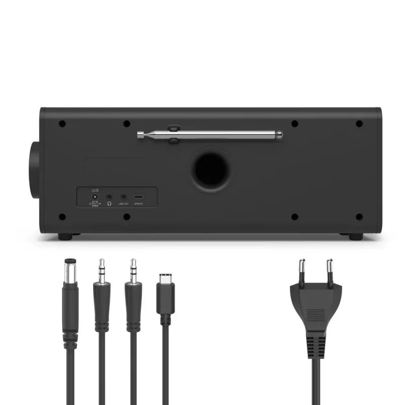 Prenosné rádio Hama DR2002 digitálny tuner DAB DAB+ FM 10W