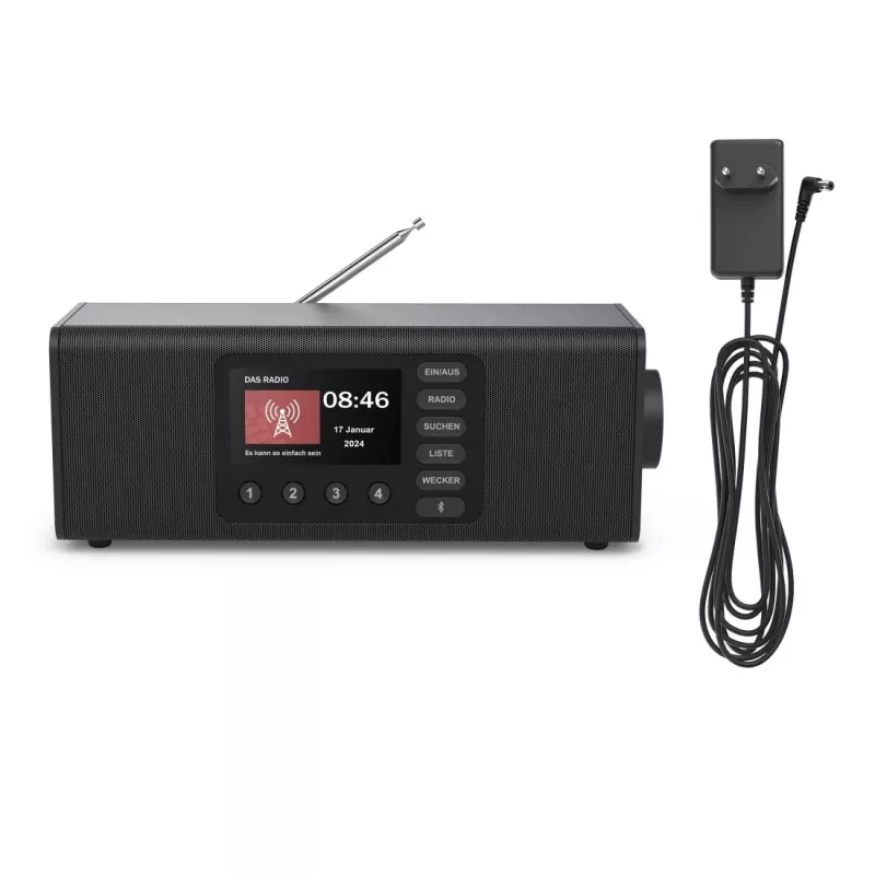 Prenosné rádio Hama DR2002 digitálny tuner DAB DAB+ FM 10W