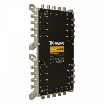 Satelitný multiswitch Televes 714505 5 vstupov 16 výstupov