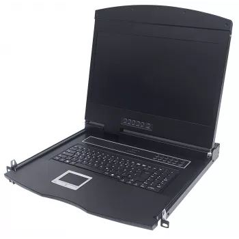 Intellinet 508025 racková konzola 43,2 cm (17 palcov) 1280 x 1024 pixelov čierna 1U