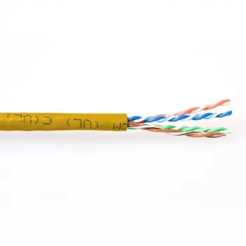 ACT CAT6 U/UTP lankový patch kábel žltý 305 m