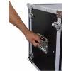Flightcase Roadinger 30107270 MDF čierna strieborná 10,6 kg