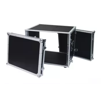 Flightcase Roadinger 30107260 MDF čierna strieborná 9,7 kg