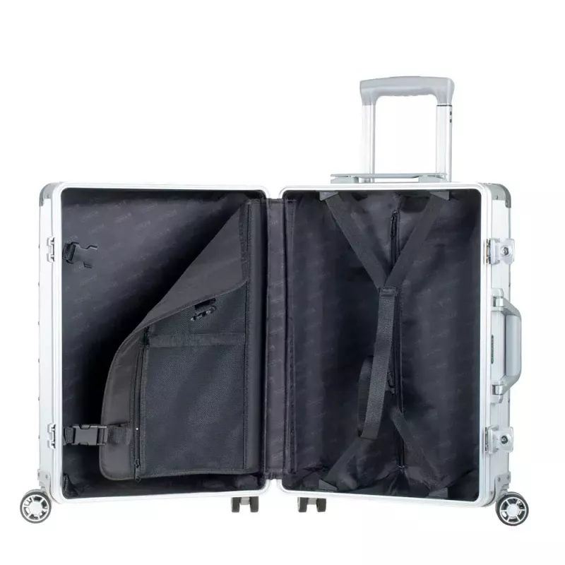 Alumaxx ORBIT pevný obal strieborný hliník trolley