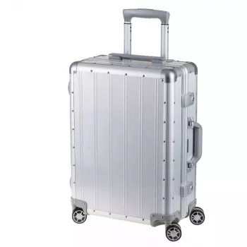 Alumaxx ORBIT pevný obal strieborný hliník trolley