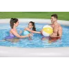 Nafukovací bazén Bestway Fast Set okrúhly súprava 4,57 m x 84 cm objem 9677 L