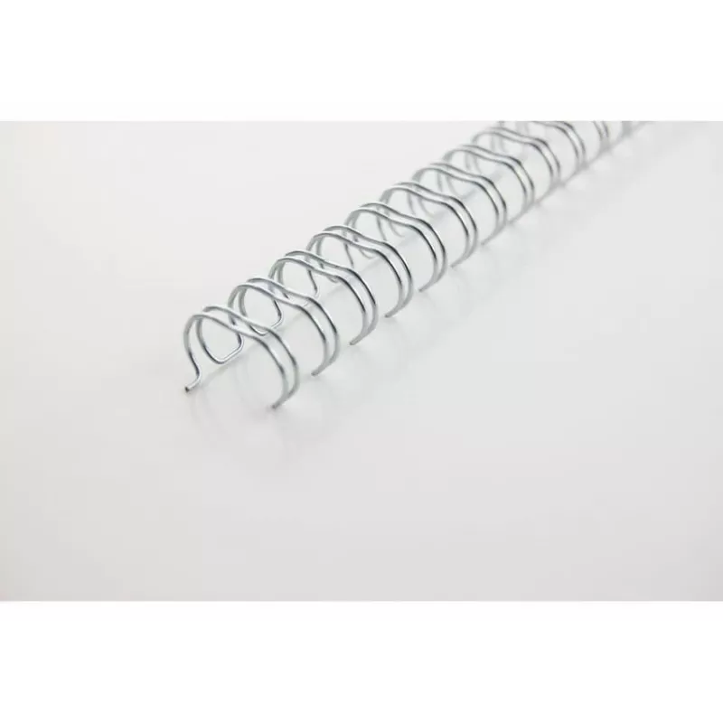 GBC WireBind RG810697 väzbové drôty, 9,5 mm, 34 ôk, A4, 85 listov, 100 ks, strieborné