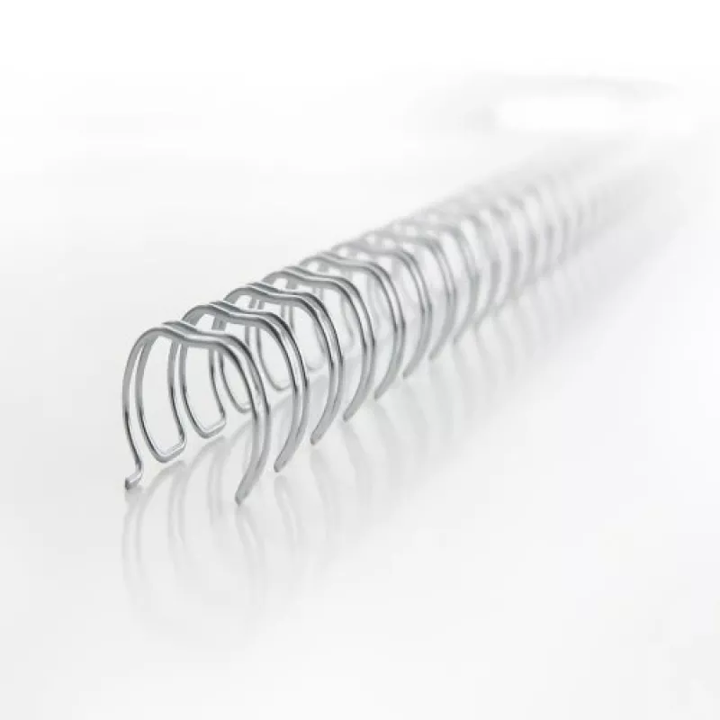 GBC WireBind RG810897 drôtené väzby, 12,5 mm, 34 slučiek, rozstup 3:1, A4, max. 105 listov, strieborné