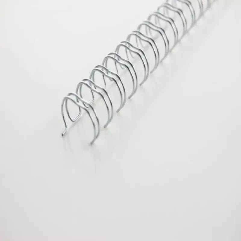 GBC WireBind RG810897 drôtené väzby, 12,5 mm, 34 slučiek, rozstup 3:1, A4, max. 105 listov, strieborné