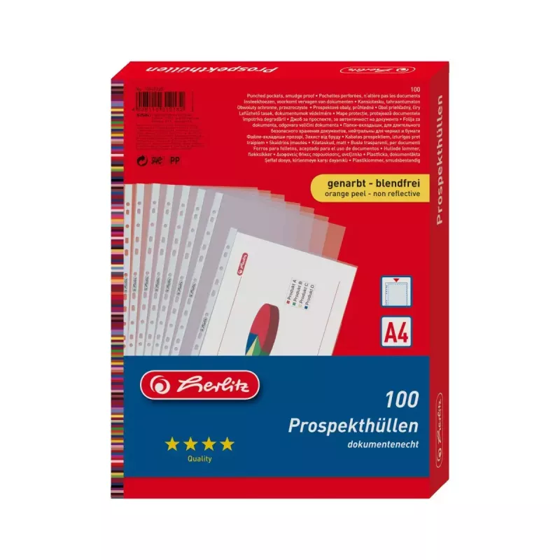 Priehľadná fólia Herlitz 10840320 A4