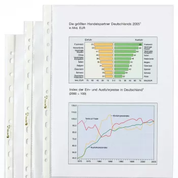 Rexel kapsa - Economy glossy, Legal, transparentná, polypropylén (PP), na výšku, 0,05 mm, 240 mm