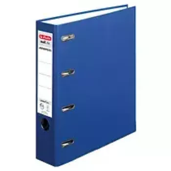 Krúžkový blok Herlitz 10842276 A4 modrý