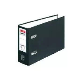 Krúžkový blok Herlitz 10842334 A5 čierny