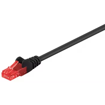 Sieťový kábel Goobay 95667 čierny 25 m Cat6 U/UTP