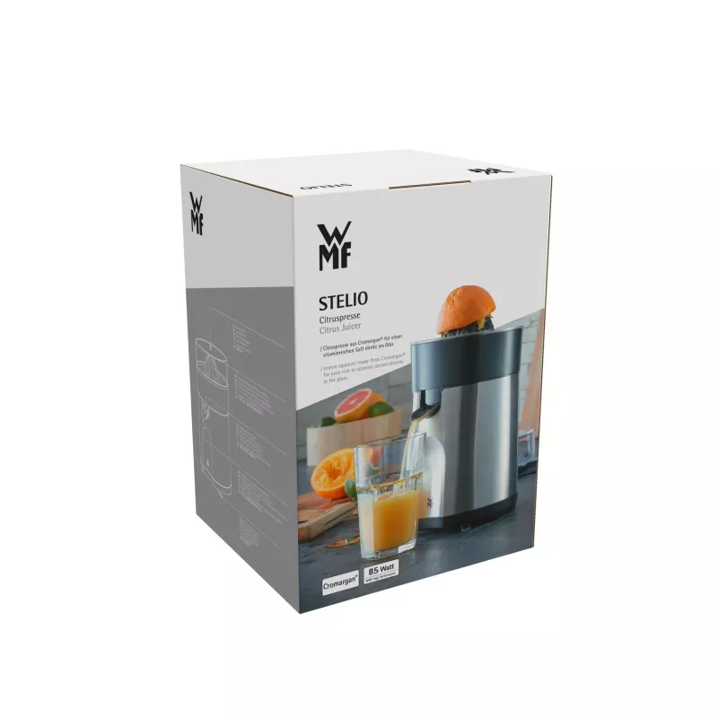 WMF Stelio 04.1603.0012 elektrický lis na citrusy 85 W čierna, metalická