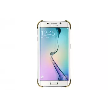 Samsung EF-QG925B puzdro na telefón zlatá, transparentná