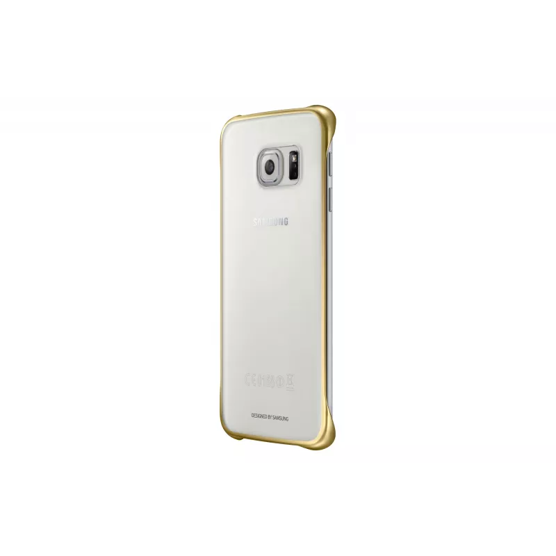 Samsung EF-QG925B puzdro na telefón zlatá, transparentná