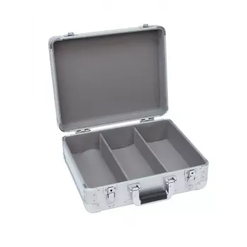 Hardcase Roadinger 30122056 strieborná pre gramofónové platne 425x380x175mm