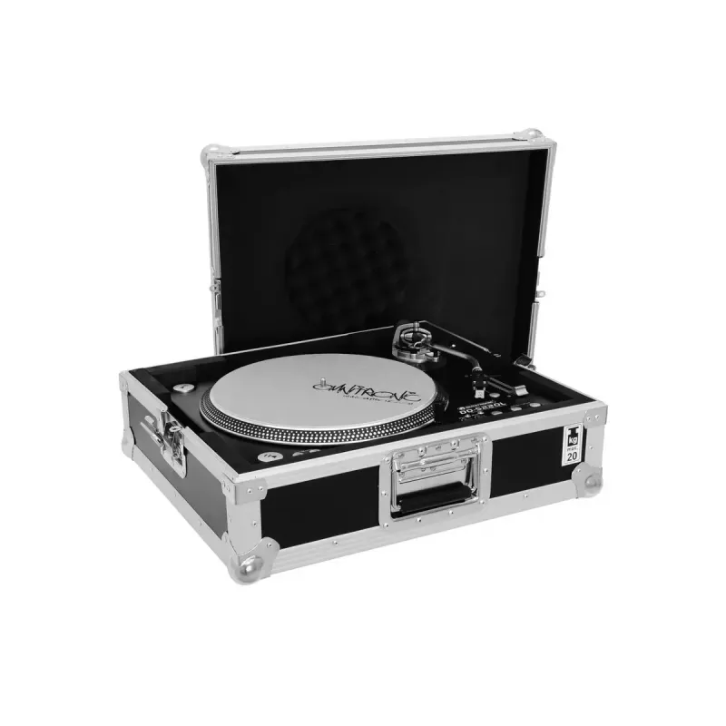 Hardcase Roadinger 30123310 pre gramofón preglejka čierna strieborná