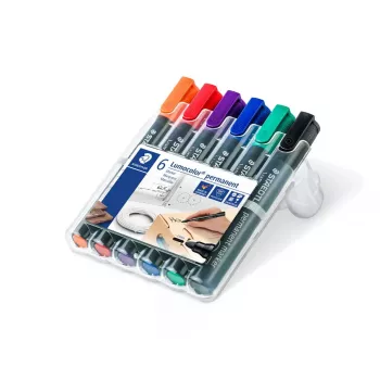 Permanentný marker Staedtler Lumocolor 352 Bullet Tip 6 ks
