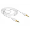 Audio kábel DeLOCK 85548 1 m 3,5 mm biely