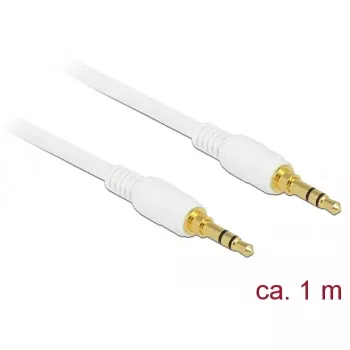 Audio kábel DeLOCK 85548 1 m 3,5 mm biela