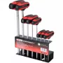 KS Tools 158.8130 ERGOTORQUEplus sada inbusových kľúčov s rukoväťou T, 8-dielna