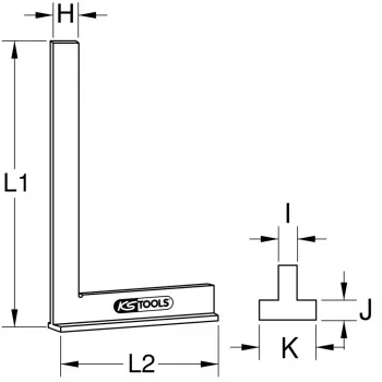 Uholník KS Tools 300.0274 hmotnosť 620 g