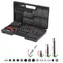 Sada bitov do skrutkovača KS Tools 911.2008 208 ks nikel DIN 3126 ISO 1173