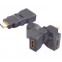 e+p HDWD 7 HDMI kábel, pozlátený, čierny