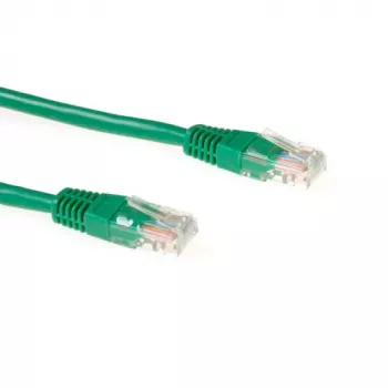 ACT zelená 1 m U/UTP CAT5E patch kábel s RJ45 konektormi