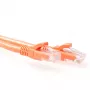 ACT oranžová 2 metre U/UTP CAT6 patch kábel bez západky s RJ45 konektormi