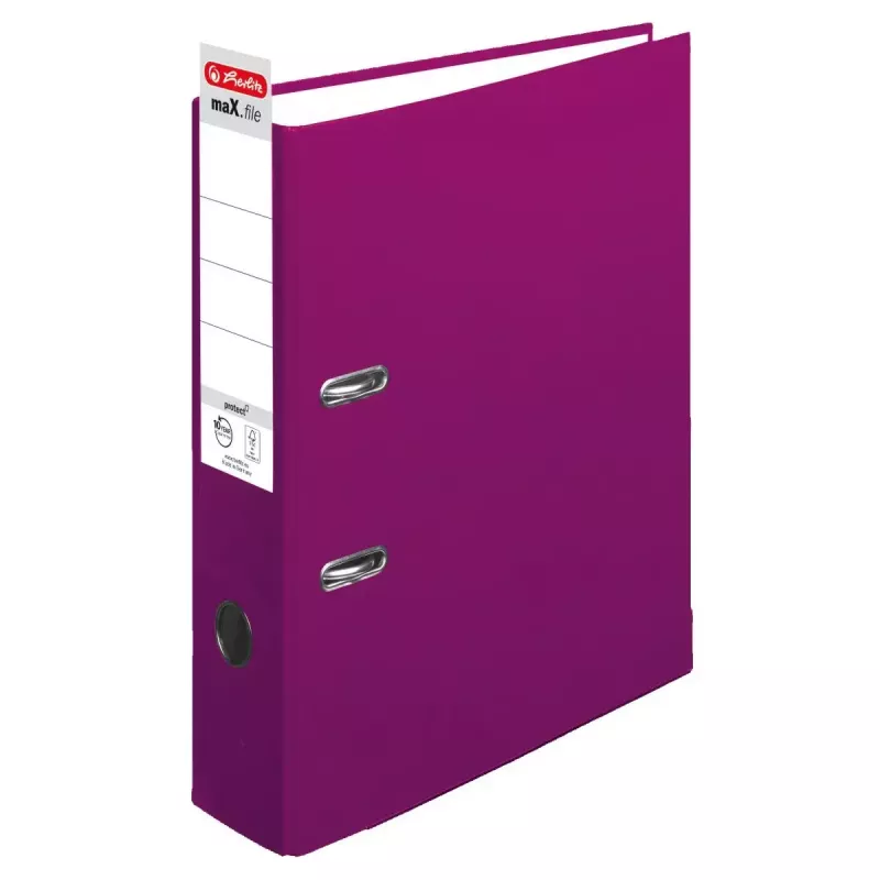 Herlitz maX.file krúžkový zakladač A4 fialový D-krúžková archivácia 50011858