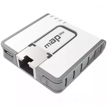Mikrotik mAP lite, RBMAPL-2ND, 2,4 GHz, PoE, 10/100 Mbit/s, biela