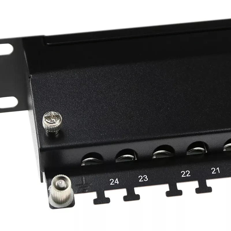 ACT patch panel 24 portov chránený CAT6A s krytom CAT6A