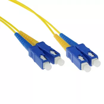 ACT 1 meter LSZH singlemode 9/125 OS2 optický patch kábel duplex s SC konektormi