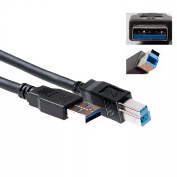 USB kábel ACT USB 3.2 Gen1 A konektor samec - USB B konektor samec 3,00 m