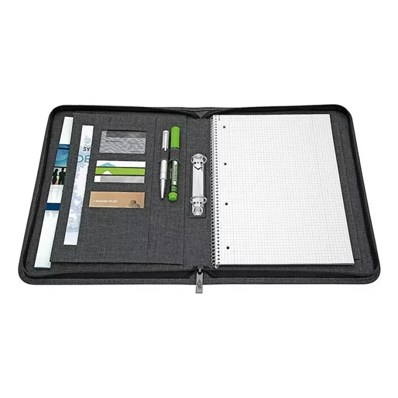 Osobný organizér WEDO 58 352412 A4 polyester sivý, 2-krúžkový šanón
