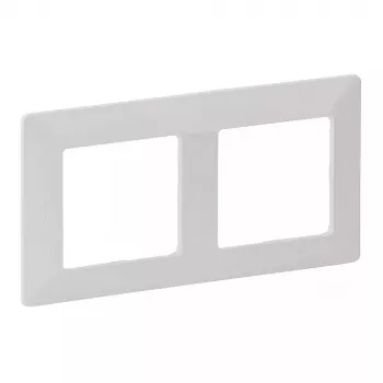 Nástenný rám 2-násobný Legrand VLIFE 754002 pre dva moduly, obdĺžniková montáž