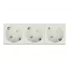 DeLock 81323 Easy 45 Trojitá zásuvka Schuko, 45 x 45 mm, 5 ks